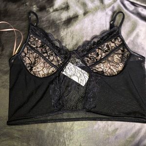 Sheer Little Black Top